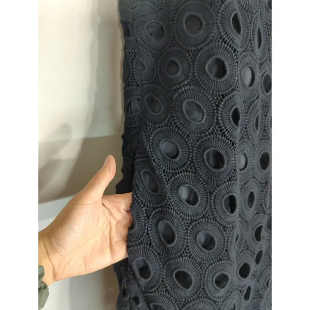 Rebecca Moses Women's Sleeveless Round Neck Sheath Mini Dress‎ Black Size 8 NWT - Picture 6 of 10